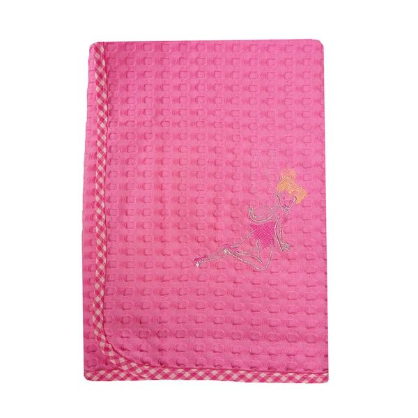 DIMcol ΚΟΥΒΕΡΤΑ ΠΙΚΕ ΒΡΕΦ Cotton 100% 100Χ160 ΝΕΡΑΙΔΑ 38 Fuchsia