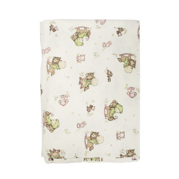 DIMcol ΠΑΝΑ ΦΑΝΕΛΑ ΒΡΕΦ Flannel Cotton 100% 80X80 Baby 03