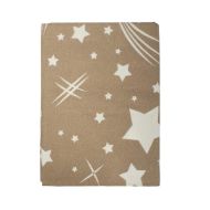 DIMcol ΠΑΝΑ ΦΑΝΕΛΑ ΒΡΕΦ Flannel Cotton 100% 80X80 Star 36 Beige