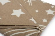 DIMcol ΠΑΝΑ ΦΑΝΕΛΑ ΒΡΕΦ Flannel Cotton 100% 80X80 Star 36 Beige