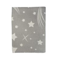 DIMcol ΠΑΝΑ ΦΑΝΕΛΑ ΒΡΕΦ Flannel Cotton 100% 80X80 Star 38 Grey