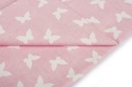 DIMcol ΠΑΝΑ ΧΑΣΕΣ ΒΡΕΦ Cotton 100% 80X80 Butterfly 50 Pink