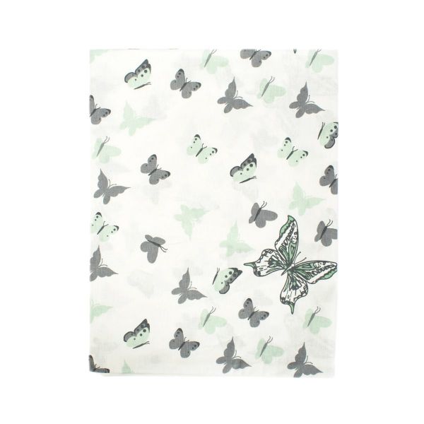 DIMcol ΠΑΝΑ ΧΑΣΕΣ ΒΡΕΦ Cotton 100% 80X80 Butterfly 57 Green