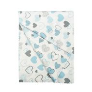 DIMcol ΠΑΝΑ ΧΑΣΕΣ ΒΡΕΦ Cotton 100% 80X80 Hearts 08 Blue