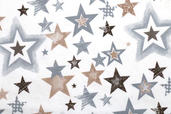 DIMcol ΠΑΝΑ ΧΑΣΕΣ ΒΡΕΦ Cotton 100% 80X80 Star 119 Grey-Beige