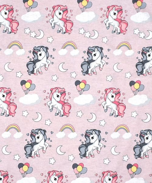 DIMcol ΠΑΝΑ ΧΑΣΕΣ ΒΡΕΦ Cotton 100% 80X80 UNICORN 107 Lila