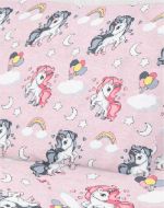 DIMcol ΠΑΝΑ ΧΑΣΕΣ ΒΡΕΦ Cotton 100% 80X80 UNICORN 107 Lila