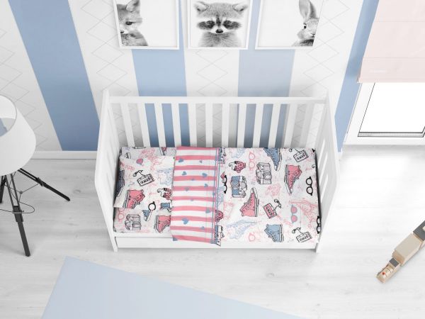 DIMcol ΚΑΤΩΣΕΝΤΟΝΟ ΜΕ ΛΑΣΤΙΧΟ ΒΡΕΦ Cotton 100% 0,70X1,40X0,15 All Star 131