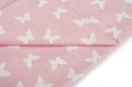 DIMcol ΣΕΝΤΟΝΑΚΙ ΛΙΚΝΟΥ ΒΡΕΦ Cotton 100% 80Χ110 Butterfly 50 Pink