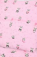 DIMcol ΣΕΝΤΟΝΑΚΙ ΛΙΚΝΟΥ ΒΡΕΦ Cotton 100% 80Χ110 PANDA 111 Pink