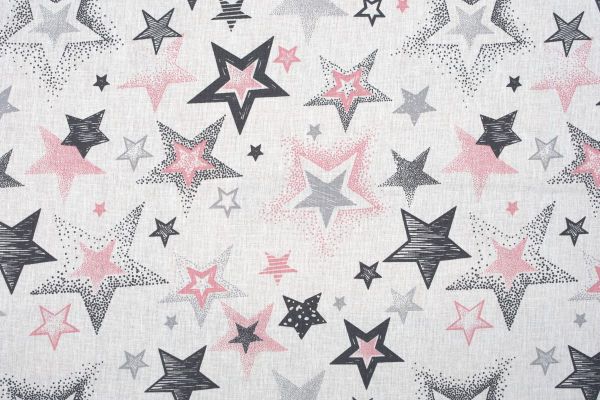 DIMcol ΣΕΝΤΟΝΑΚΙ ΛΙΚΝΟΥ ΒΡΕΦ Cotton 100% 80Χ110 Star 122 Grey-Pink