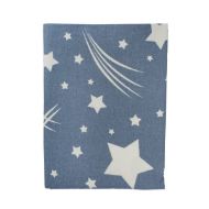 DIMcol ΣΕΝΤΟΝΑΚΙ ΛΙΚΝΟΥ ΒΡΕΦ Flannel Cotton 100% 80Χ110 Star 37 Blue