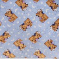 DIMcol ΣΕΝΤΟΝΑΚΙ ΛΙΚΝΟΥ ΒΡΕΦ Flannel Cotton 100% 80Χ110 Sweet Dreams 69 Sky blue