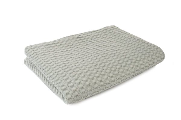 DIMcol ΚΟΥΒΕΡΤΑ ΠΙΚΕ ΕΝΗΛ Cotton 100% 165Χ250 Μονόχρωμη 335 gsm ΓΚΡΙ