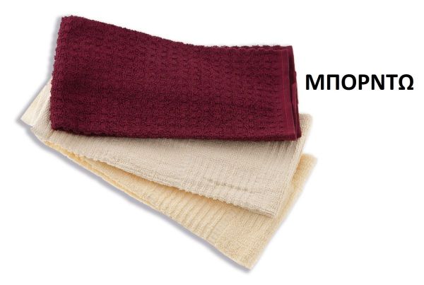 DIMcol ΠΕΤΣΕΤΑ ΕΝΗΛ Cotton 100% 40Χ70   Burgundy