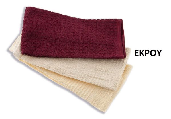 DIMcol ΠΕΤΣΕΤΑ ΕΝΗΛ Cotton 100% 40Χ70   ΕΚΡΟΥ