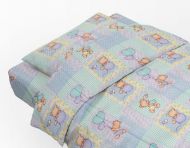 DIMcol ΜΑΞΙΛΑΡΟΘΗΚΗ ΕΜΠΡΙΜΕ ΠΑΙΔ Flannel Cotton 100% 50Χ70 Baloon 77 Sky blue