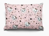 DIMcol ΜΑΞΙΛΑΡΟΘΗΚΗ ΕΜΠΡΙΜΕ ΠΑΙΔ Flannel Cotton 100% 50Χ70 Puppy-Kitten 18 Pink