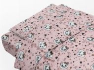 DIMcol ΜΑΞΙΛΑΡΟΘΗΚΗ ΕΜΠΡΙΜΕ ΠΑΙΔ Flannel Cotton 100% 50Χ70 Puppy-Kitten 18 Pink