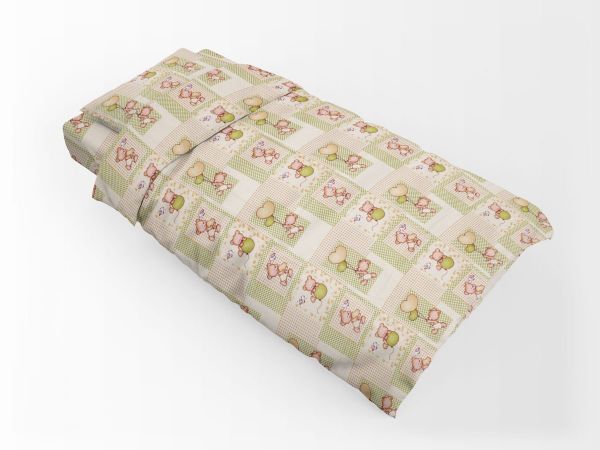 DIMcol ΠΑΠΛΩΜΑΤΟΘΗΚΗ ΕΜΠΡΙΜΕ ΠΑΙΔ Flannel Cotton 100% 160Χ240 Baloon 76 Beige