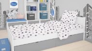 DIMcol ΣΕΝΤΟΝΙΑ ΕΜΠΡΙΜΕ ΣΕΤ 2 τεμ ΠΑΙΔ Cotton 100% 160Χ240 Star 102 Blue