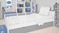 DIMcol ΣΕΝΤΟΝΙΑ ΕΜΠΡΙΜΕ ΣΕΤ 2 τεμ ΠΑΙΔ Cotton 100% 160Χ240 Star 104 Sky blue