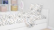 DIMcol ΣΕΝΤΟΝΙΑ ΕΜΠΡΙΜΕ ΣΕΤ 3 τεμ ΠΑΙΔ Cotton 100% 160Χ240 Butterfly 55 Beige