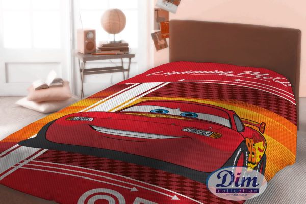 DISNEY DIMcol ΚΟΥΒΕΡΤΑ ΠΙΚΕ ΠΑΙΔ Cotton 100% 160Χ240 CARS 575 Digital Print