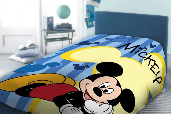 DISNEY DIMcol ΠΑΠΛΩΜΑ ΠΑΙΔ Cotton 100% 160Χ240 MICKEY 961 Digital Print