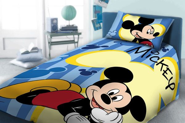 DISNEY DIMcol ΠΑΠΛΩΜΑΤΟΘΗΚΗ ΣΕΤ 2 τεμ ΠΑΙΔ Cotton 100% 160Χ240 MICKEY 960 Digital Print