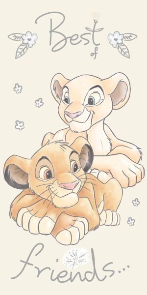 DISNEY DIMcol ΠΕΤΣΕΤΑ ΘΑΛΑΣΣΗΣ ΒΕΛΟΥΤΕ ΠΑΙΔ Cotton 100% 70X140 Lion King 17 Digital Print