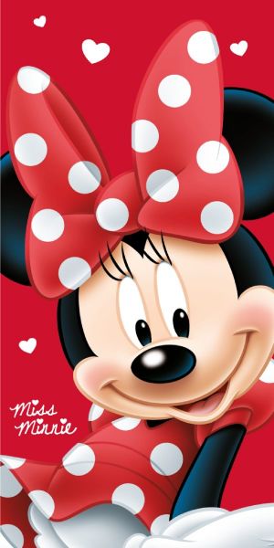 DISNEY DIMcol ΠΕΤΣΕΤΑ ΘΑΛΑΣΣΗΣ ΒΕΛΟΥΤΕ ΠΑΙΔ Cotton 100% 70X140 MINNIE 04 Digital Print