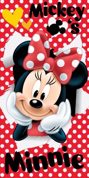 DISNEY DIMcol ΠΕΤΣΕΤΑ ΘΑΛΑΣΣΗΣ ΒΕΛΟΥΤΕ ΠΑΙΔ Cotton 100% 70X140 MINNIE 06 Digital Print