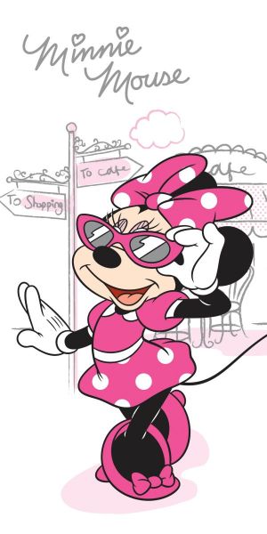 DISNEY DIMcol ΠΕΤΣΕΤΑ ΘΑΛΑΣΣΗΣ ΒΕΛΟΥΤΕ ΠΑΙΔ Cotton 100% 70X140 MINNIE 56 Digital Print