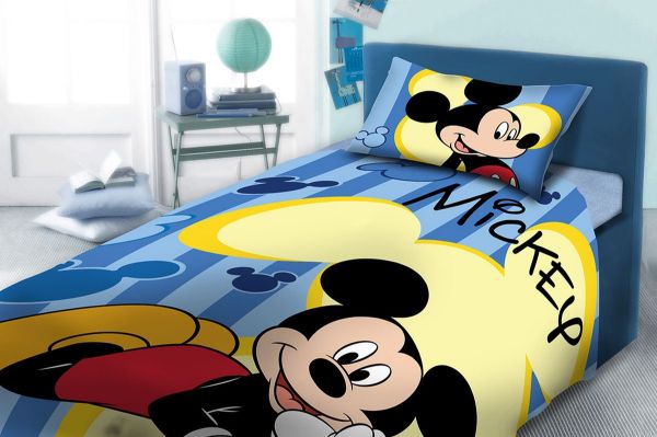 DISNEY DIMcol ΣΕΝΤΟΝΙΑ ΣΕΤ 3 τεμ ΠΑΙΔ Cotton 100% 165Χ245 MICKEY 963 Digital Print