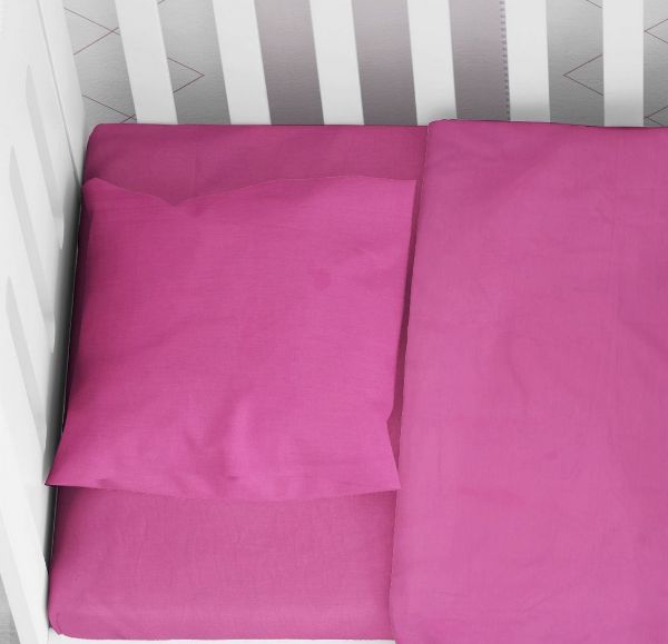 DIMcol ΜΑΞΙΛΑΡΟΘΗΚΗ ΒΡΕΦ Cotton 100% 35Χ45 Solid 499 Fuchsia