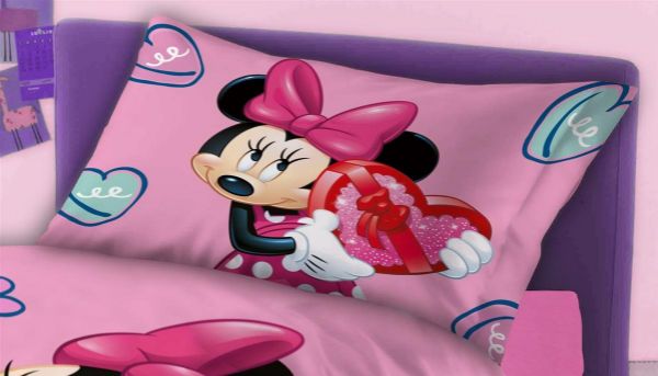 ΜΑΞΙΛΑΡΟΘΗΚΗ DISNEY Cotton 100% 50Χ70 MINNIE 755 Digital Print