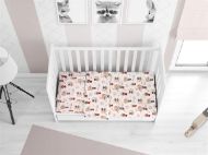 ΚΑΤΩΣΕΝΤΟΝΟ ΜΕ ΛΑΣΤΙΧΟ bebe Reach the stars 190 0,70X1,40X0,15 Beige Cotton 100%