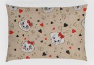 ΜΑΞΙΛΑΡΟΘΗΚΗ ΕΜΠΡΙΜΕ kids Puppy-Kitten 17 50Χ70 Beige Flannel Cotton 100%