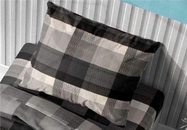 ΜΑΞΙΛΑΡΟΘΗΚΗ ΕΜΠΡΙΜΕ Paradise 400 50Χ70 Γκρί/Γκρί Flannel Cotton 100%