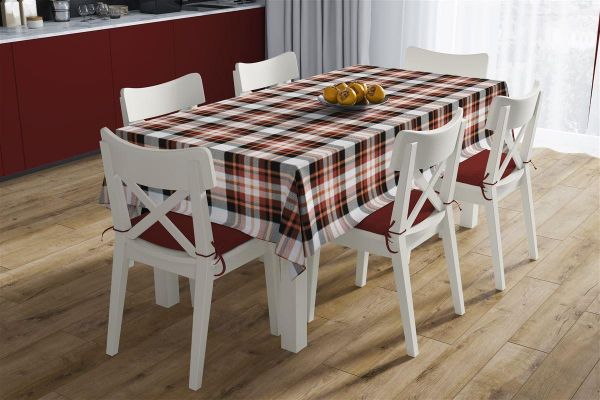 ΤΡΑΠΕΖΟΜΑΝΤΗΛΟ ΑΛΕΚΙΑΣΤΟ 140X180 Tartan 492 Orange Cott/Pol 70/30