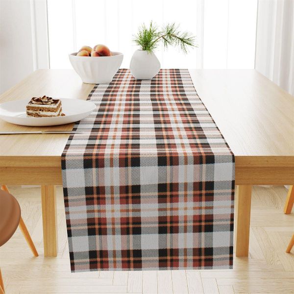 ΤΡΑΒΕΡΣΑ ΑΛΕΚΙΑΣΤΗ 40X180 Tartan 492 Orange Cott/Pol 70/30