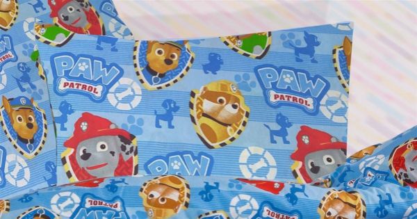 ΜΑΞΙΛΑΡΟΘΗΚΗ ΕΜΠΡΙΜΕ kids Paw Patrol 308 50Χ70 Sky navy blue Cott/Pol 70/30