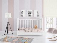 ΣΕΝΤΟΝΙΑ ΕΜΠΡΙΜΕ ΣΕΤ 3 τεμ bebe Pretty Bear 95 120Χ160 Ecru Cotton 100%