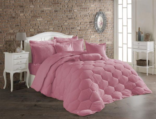 ΚΟΥΒΕΡΤΟΠΑΠΛΩΜΑ Γούνα-Fleece 680 gsm 1910 Pink H12 160X220 Polyester