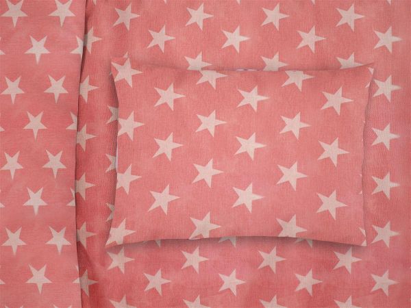ΜΑΞΙΛΑΡΟΘΗΚΗ ΕΜΠΡΙΜΕ bebe Star 34 35Χ45 Coral Cotton 100%