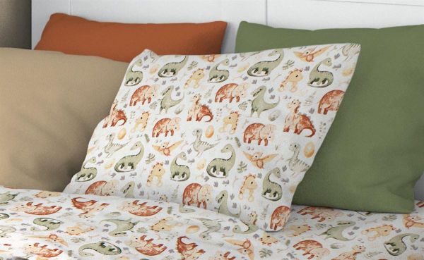 ΜΑΞΙΛΑΡΟΘΗΚΗ ΕΜΠΡΙΜΕ kids Dino 515 50X70 Beige Cotton 100%