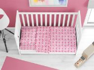 ΚΑΤΩΣΕΝΤΟΝΟ ΜΕ ΛΑΣΤΙΧΟ bebe Fox 525 0,70X1,40X0,15 Pink Cotton 100%