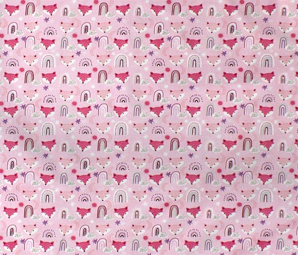 ΣΕΝΤΟΝΑΚΙ ΛΙΚΝΟΥ bebe Fox 525 80X110 Pink Cotton 100%