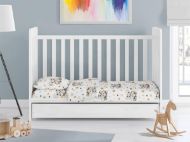 ΚΑΤΩΣΕΝΤΟΝΟ ΜΕ ΛΑΣΤΙΧΟ bebe Lion Cub 531 0,70X1,40X0,15 Grey Cotton 100%